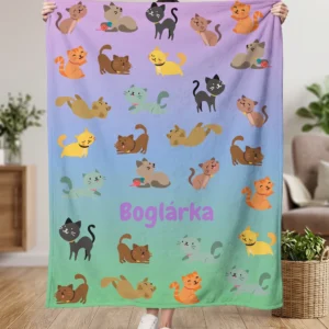Cicák - személyre szabható takaró